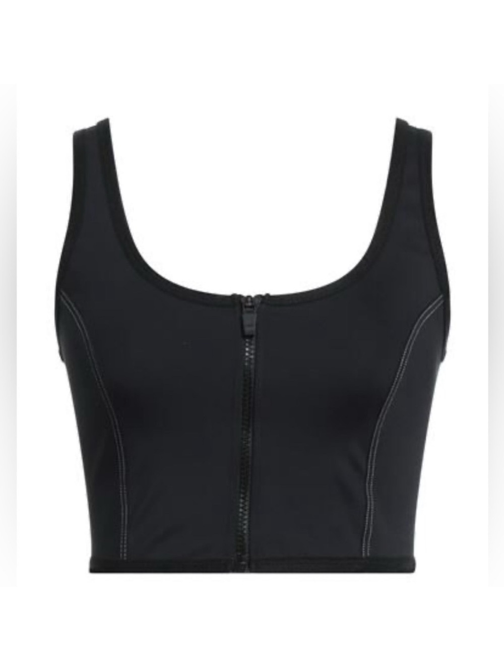NWT the upside zip black bra size S